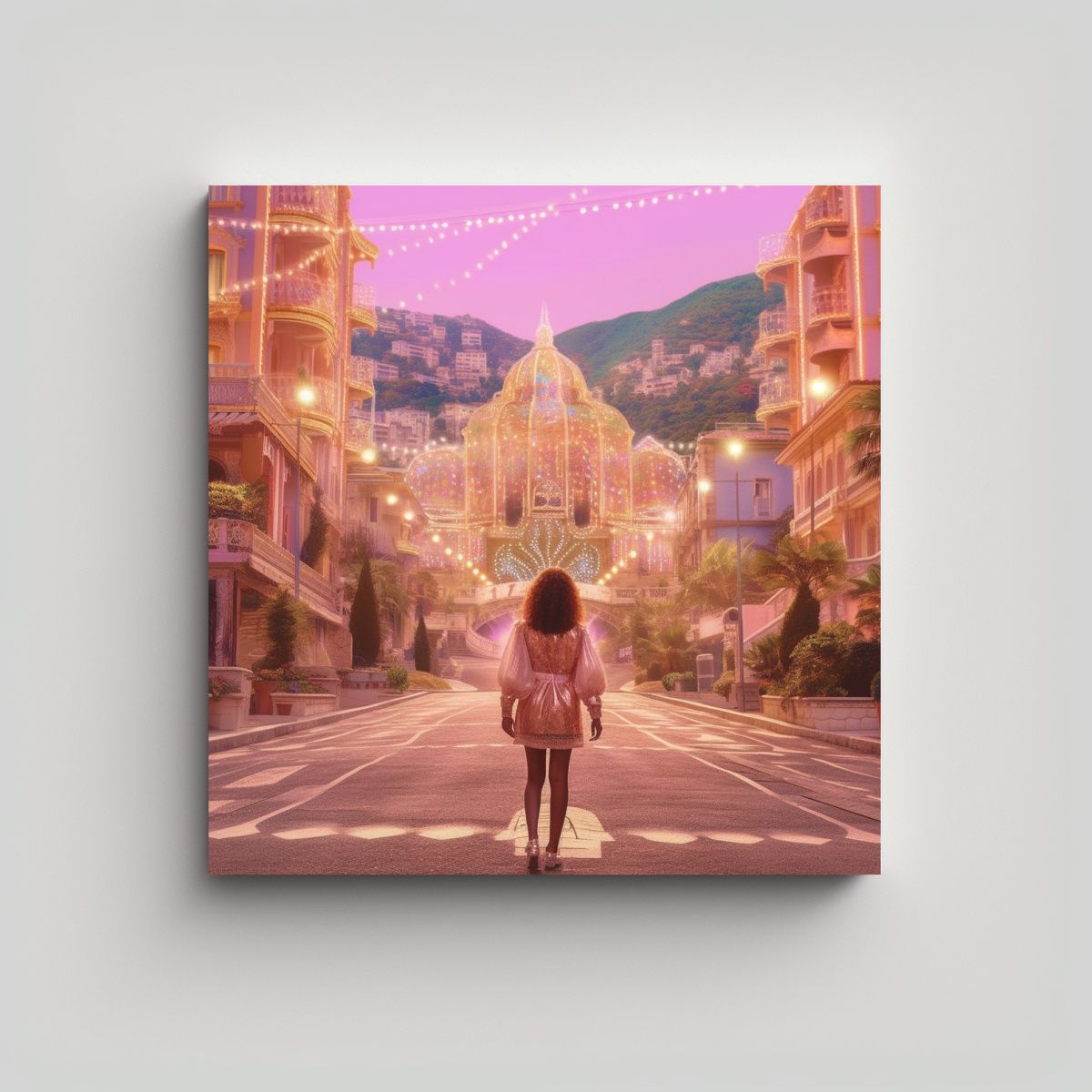 GENERICO - Cuadros Decorativos Estilo Vintage De Wes 80x80 Cm