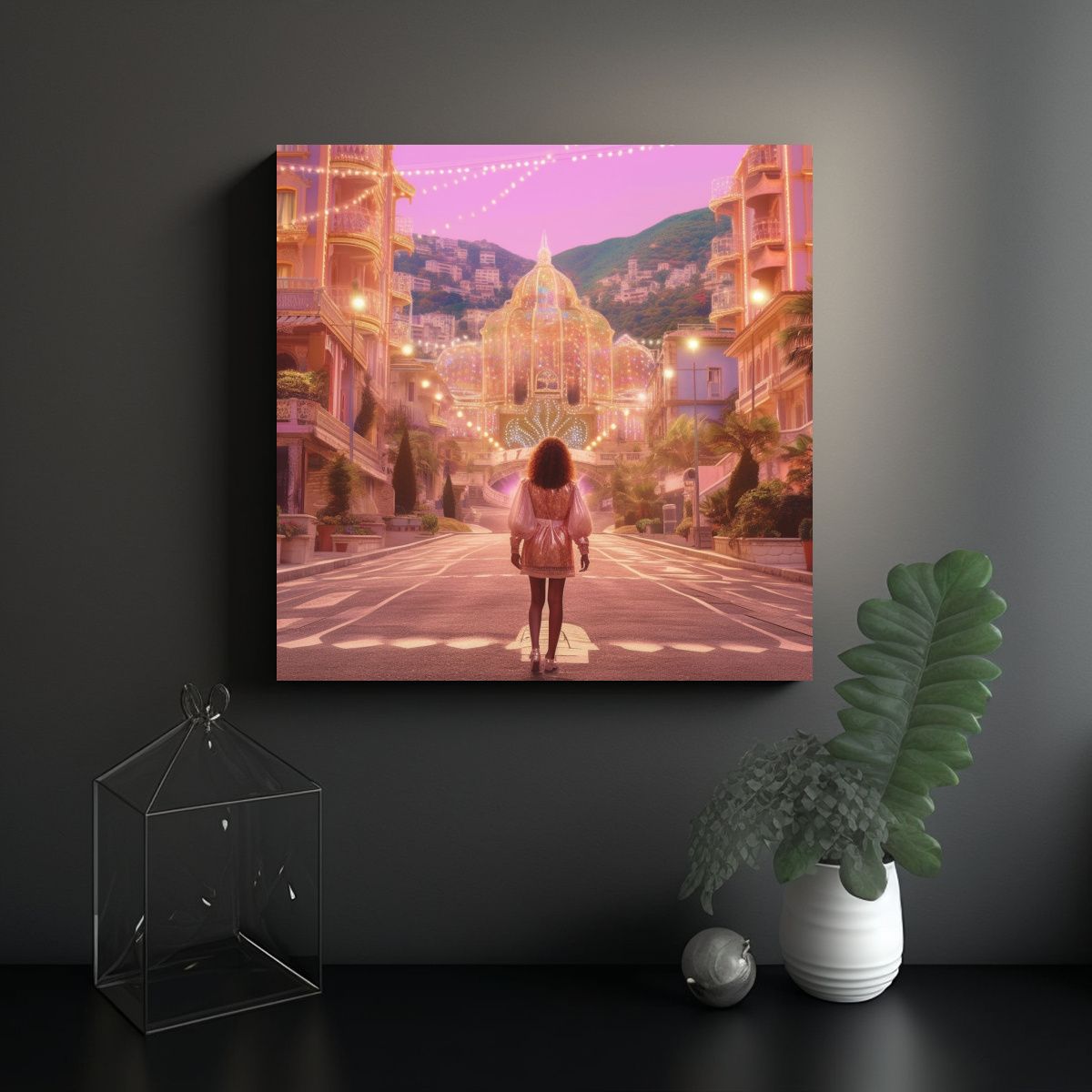 GENERICO - Cuadros Decorativos Estilo Vintage De Wes 80x80 Cm