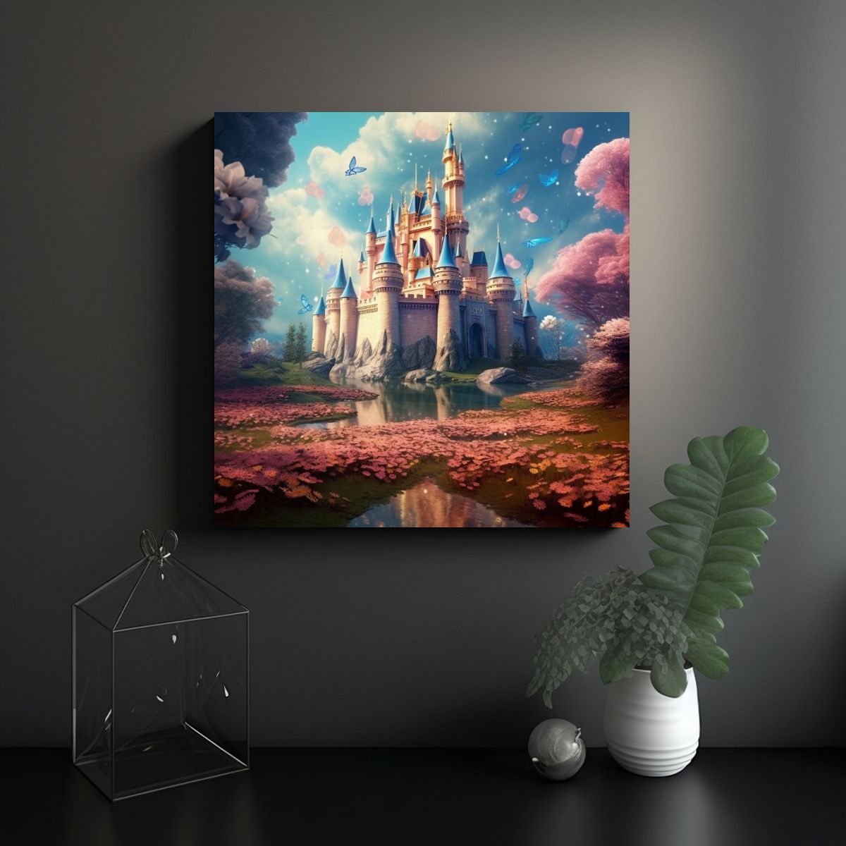 GENERICO - Cuadro Moderno Fotografía Realista De Alta 60x60 Cm