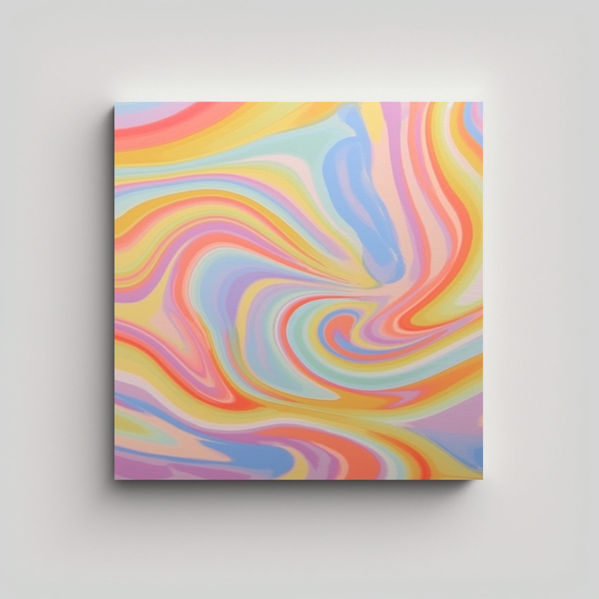 GENERICO - Pinturas Decorativas Vanguardistas En Tonos 80x80 Cm