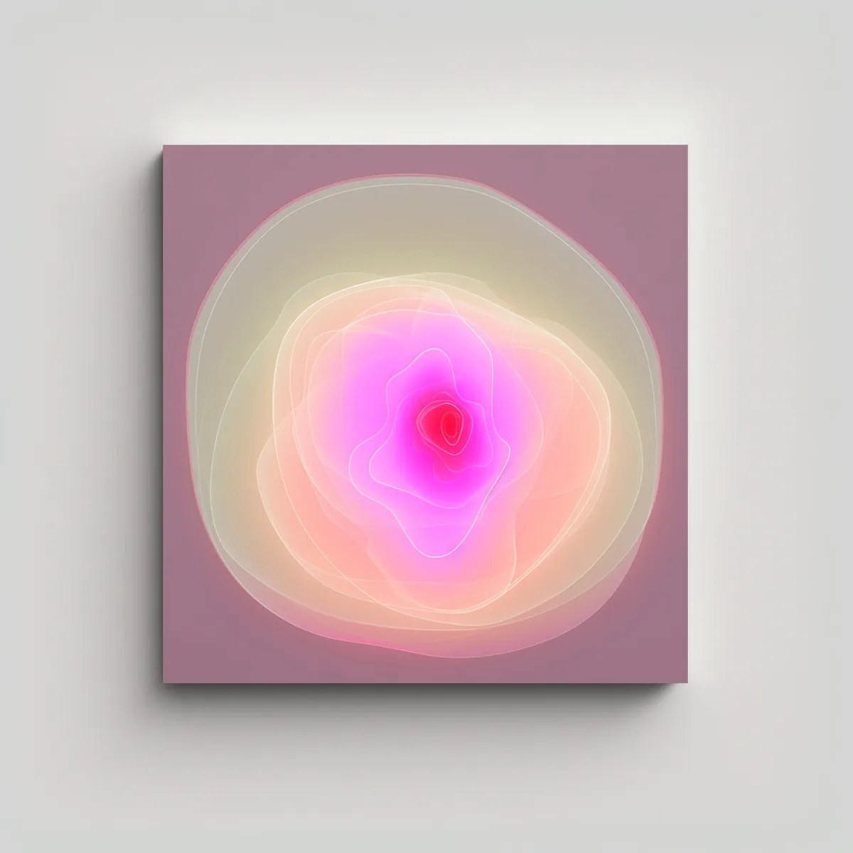 GENERICO - Cuadros Decorativos Neón Para Crear Una Aura De 90x90 Cm