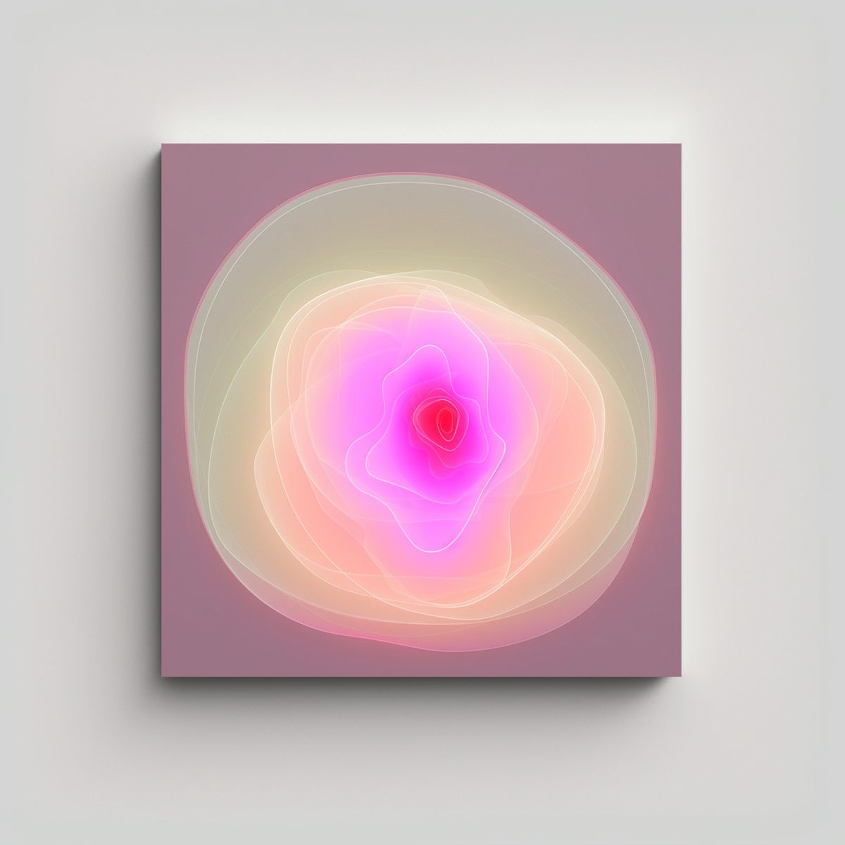 GENERICO - Cuadros Decorativos Neón Para Crear Una Aura De 70x70 Cm