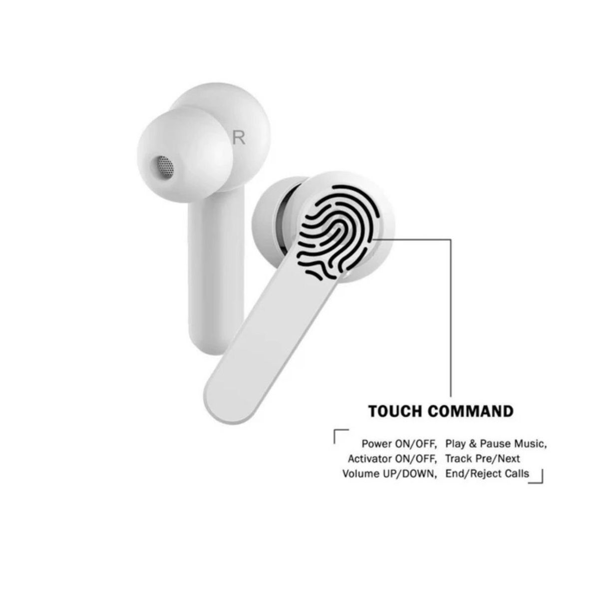 AIWA - Audífonos Aiwa Bluetooth In-ear Táctiles AW8