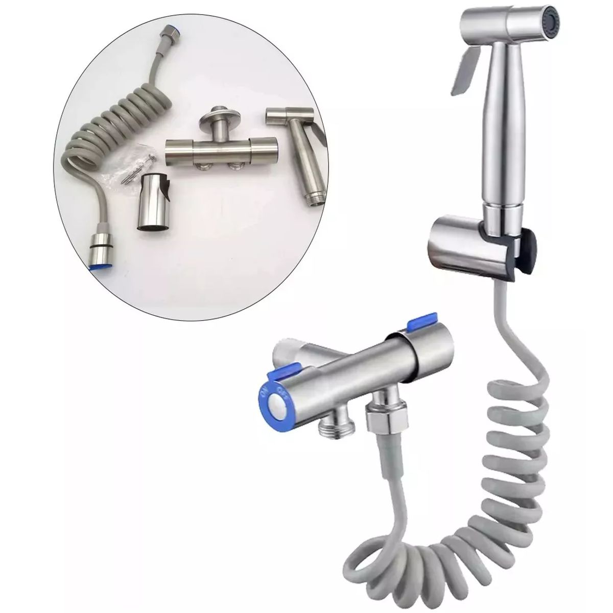 ATURE - Juego Completo Llave Bidet Ducha Arabe Para Baño Wc