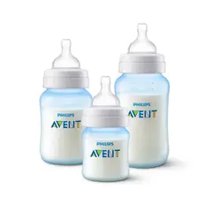 AVENT - Set mamadera anti-colic 125 ML+260ML+330 ML blue