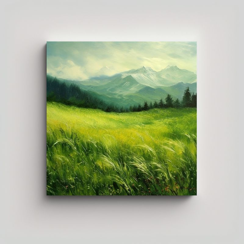 GENERICO - Pinturas Decorativas Vanguardia Multicolor En 90x90 Cm