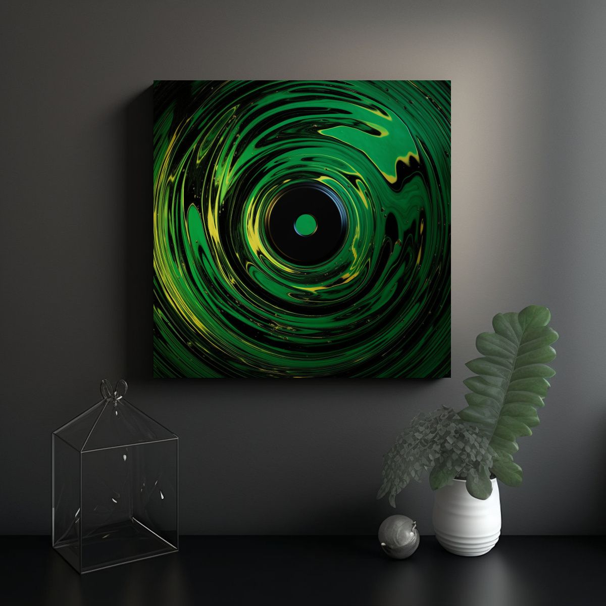 GENERICO - Pinturas Decorativas Digitales Abstractas 80x80 Cm