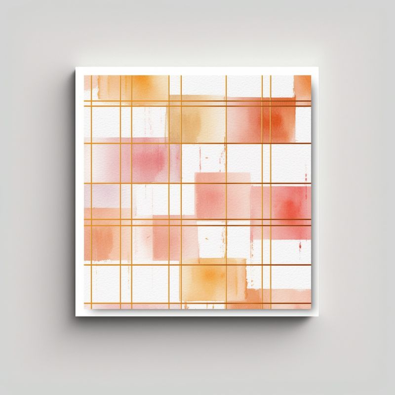 GENERICO - Pinturas Decorativas En Papel De Gráficos De 80x80 Cm