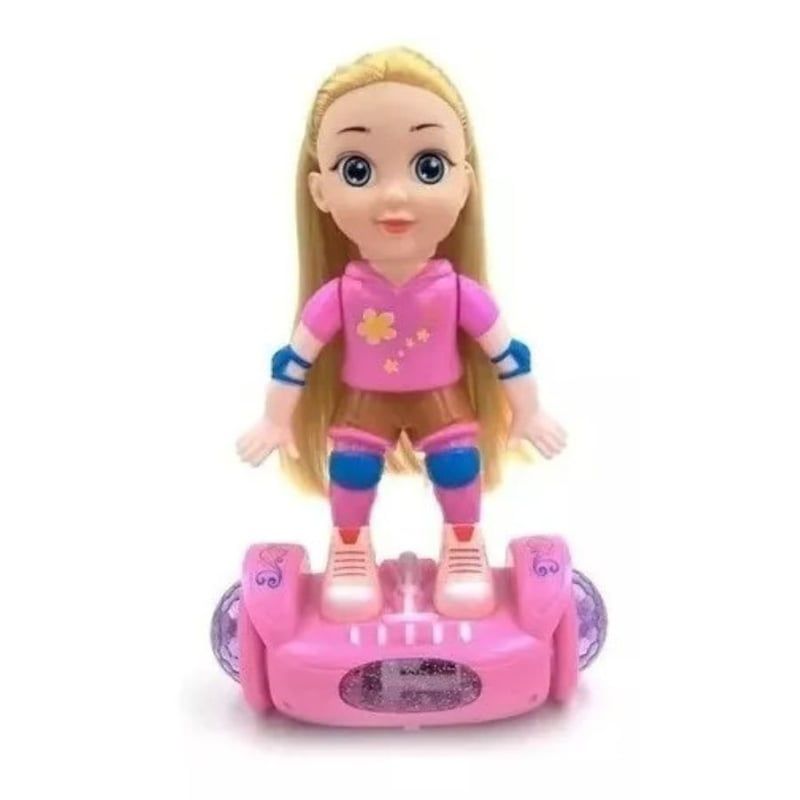 GENERICO - Muñeca Scooter Con Sonido Y Luces - Para Niñas Doll Balance