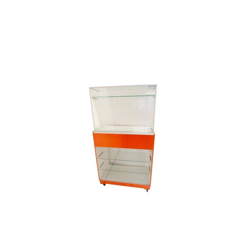 GENERICO - Caja pedestal doble con vitrina