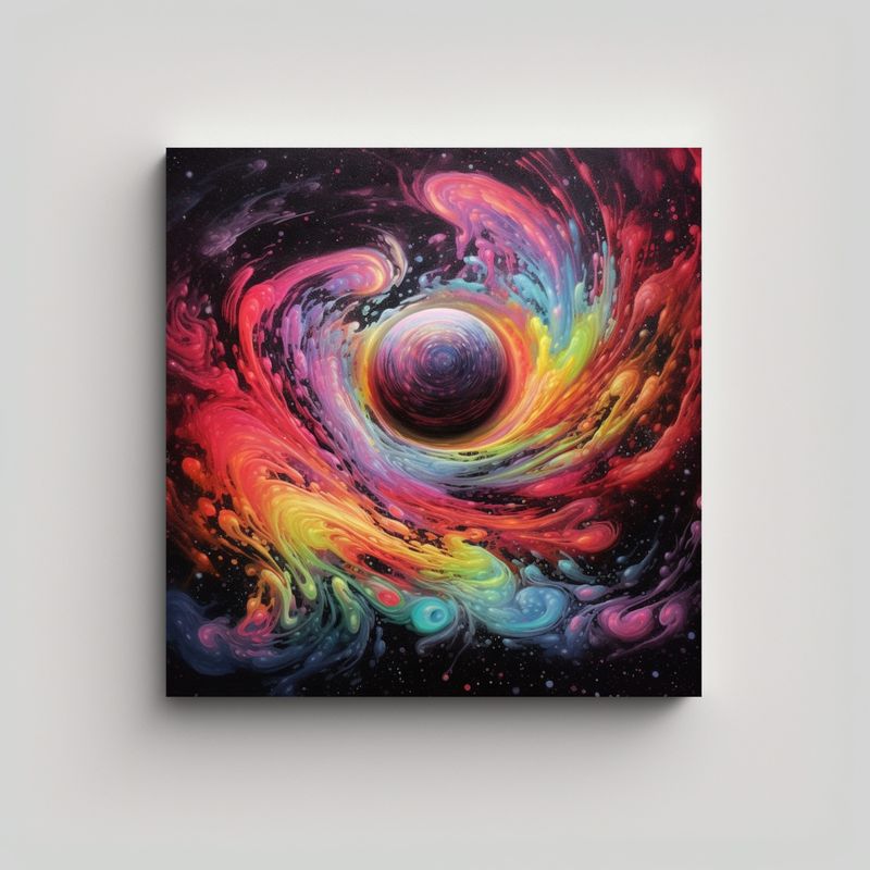 GENERICO - Pinturas Decorativas De Espacio De Tinta 90x90 Cm