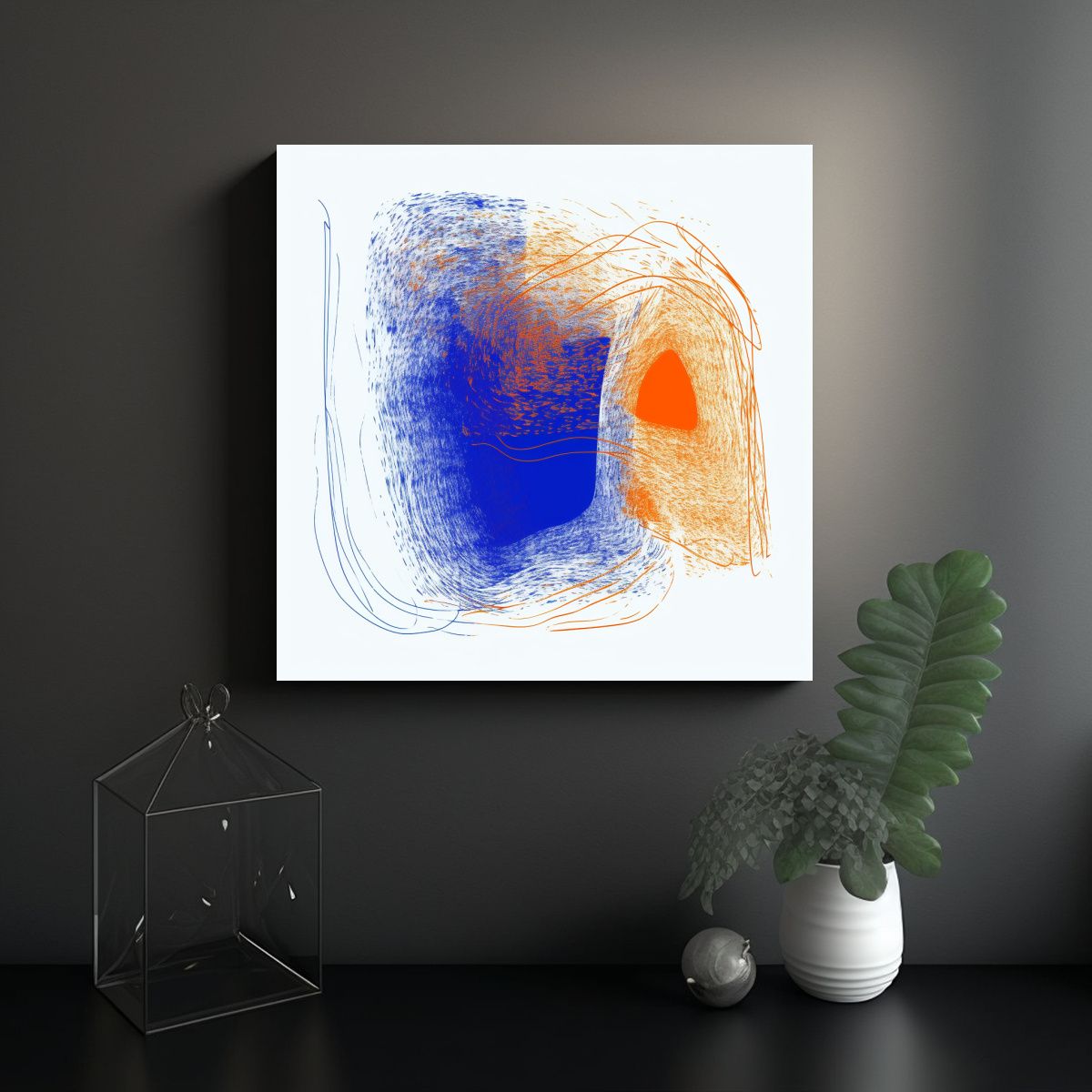 GENERICO - Pinturas Decorativas De Zorro En Lienzo De Tela 60x60 Cm