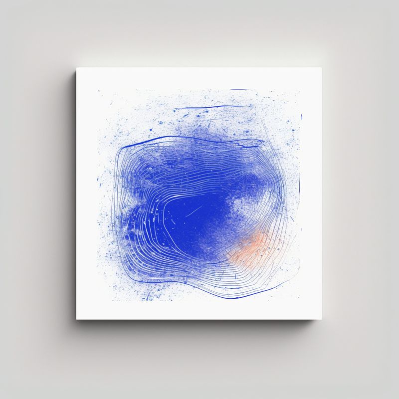 GENERICO - Cuadro Moderno Lienzo Tela Zorro Vida 90x90 Cm