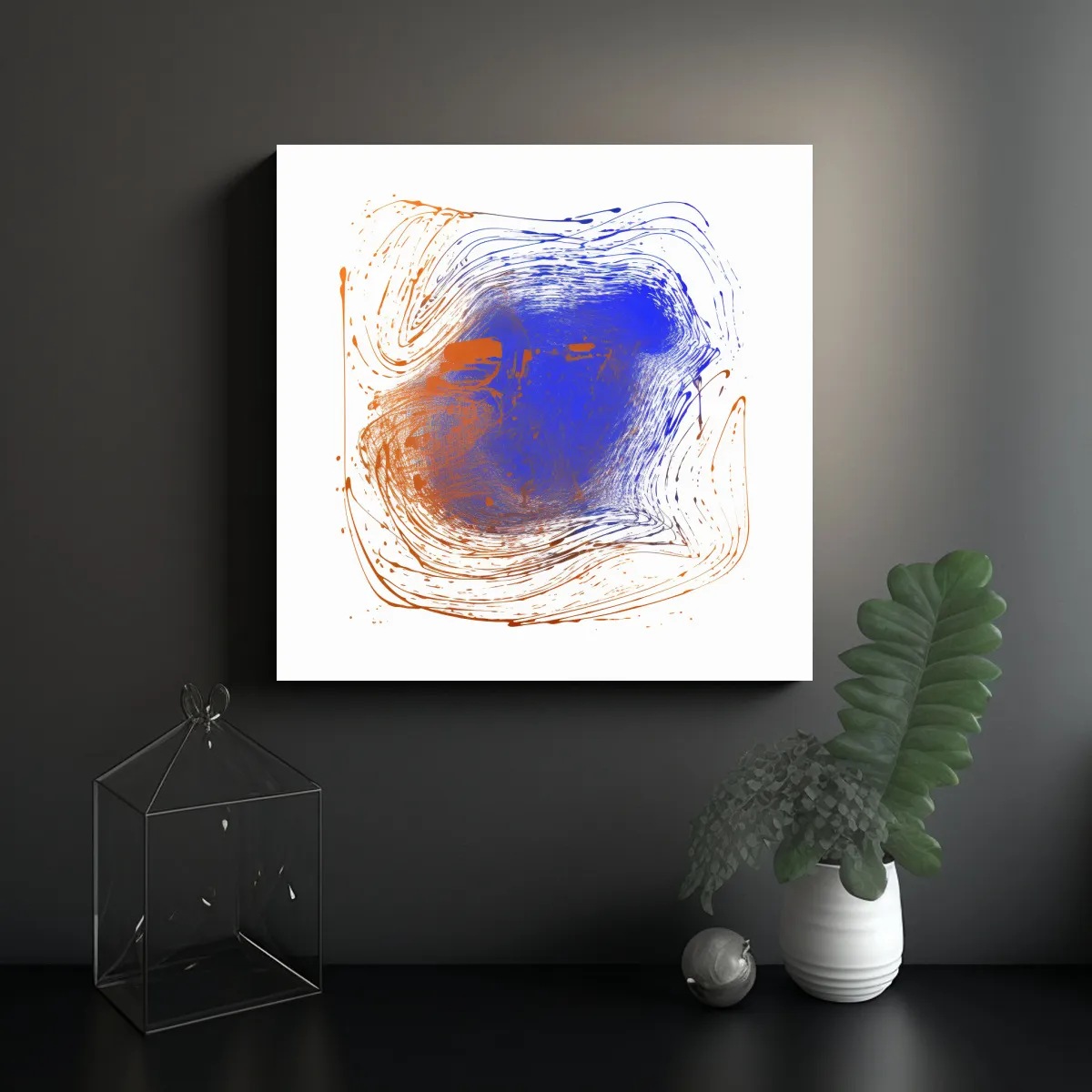 GENERICO - Cuadro Lienzo Movimiento Para Decoración De 50x50 Cm