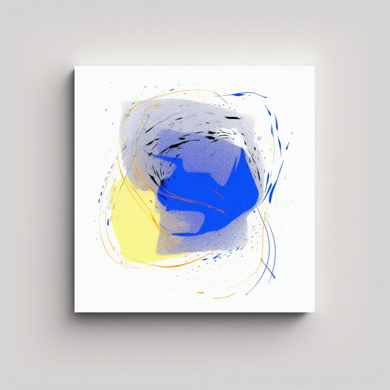 GENERICO - Pinturas Decorativas En Tela Con Efecto Visual De 80x80 Cm