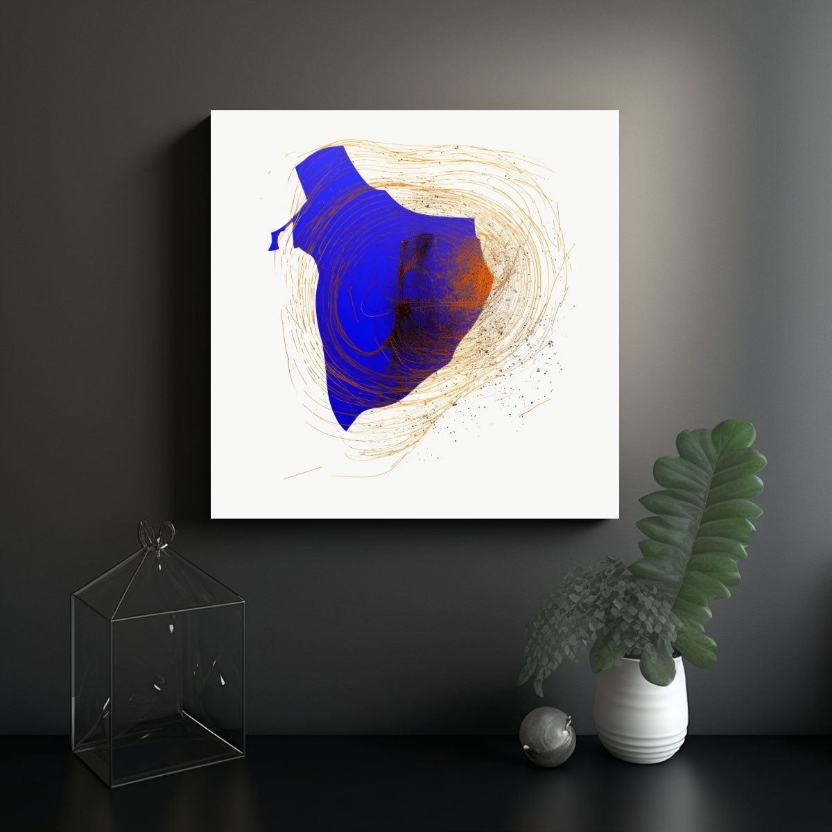 GENERICO - Cuadro De Fotografía Representación De Zorro 60x60 Cm