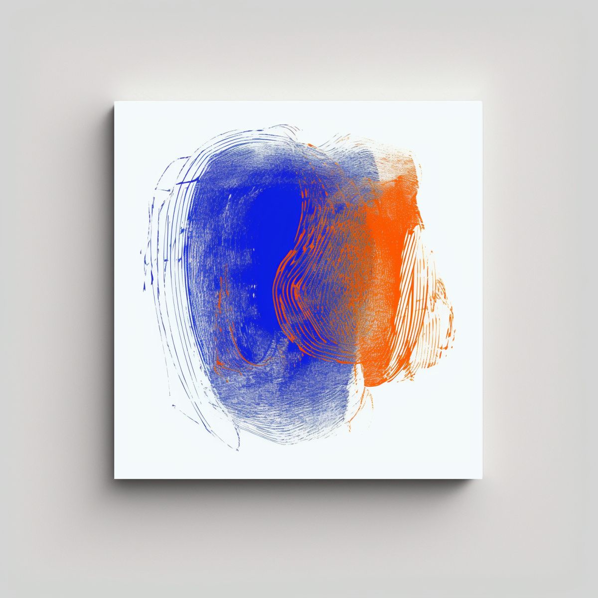 GENERICO - Pintura Decorativa De Zorro En Cuadro De 50x50 Cm