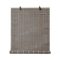 IMPORTCLICK - Cortina Persiana Roller Enrollable Bambú Negro Beige 120x180 CM