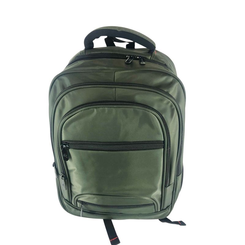 GENERICO - Mochila Escolar Impermeable Color Verde Oscuro 47 Cm
