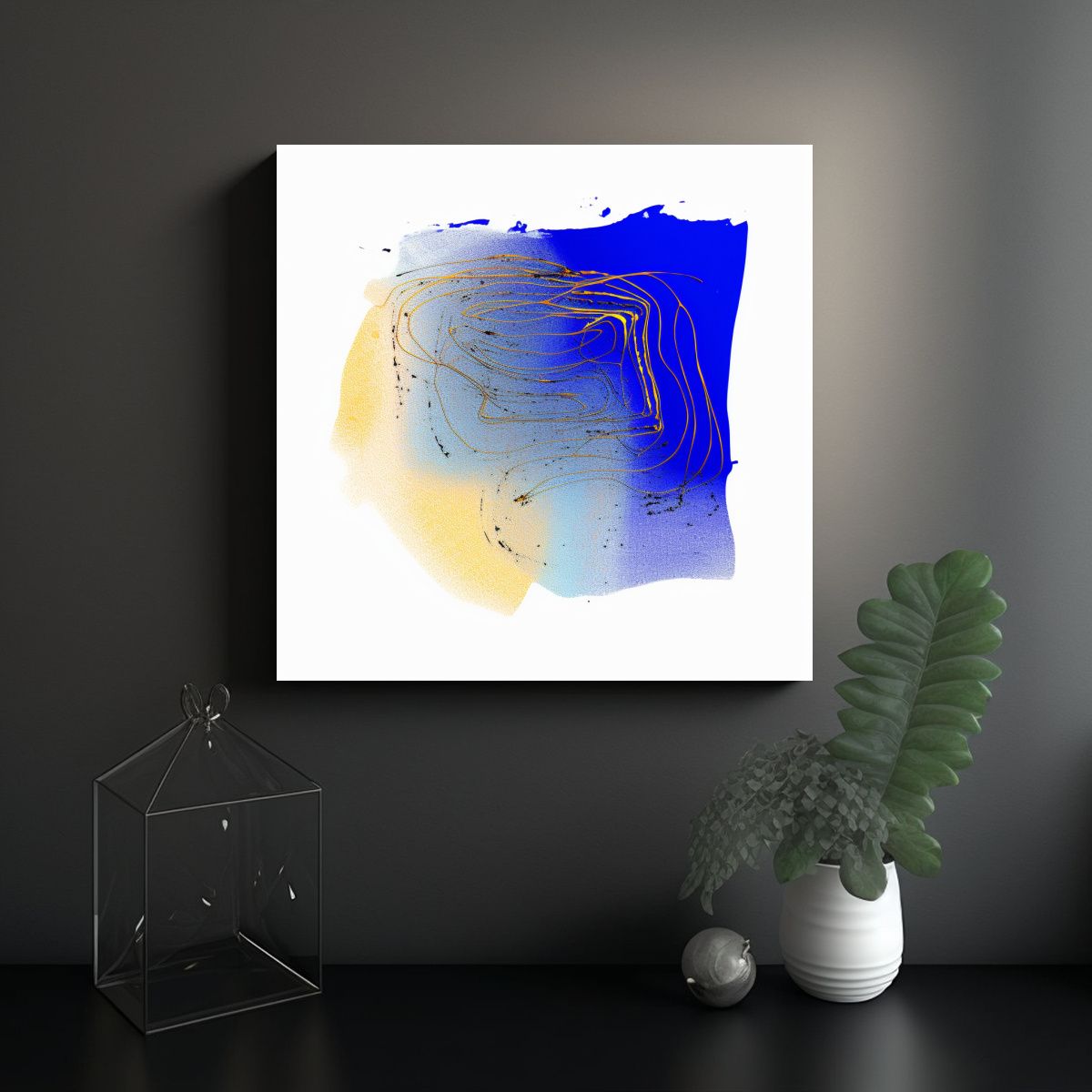 GENERICO - Cuadro Cuadro Cocina Zorro: Pinturas Decorativas 60x60 Cm