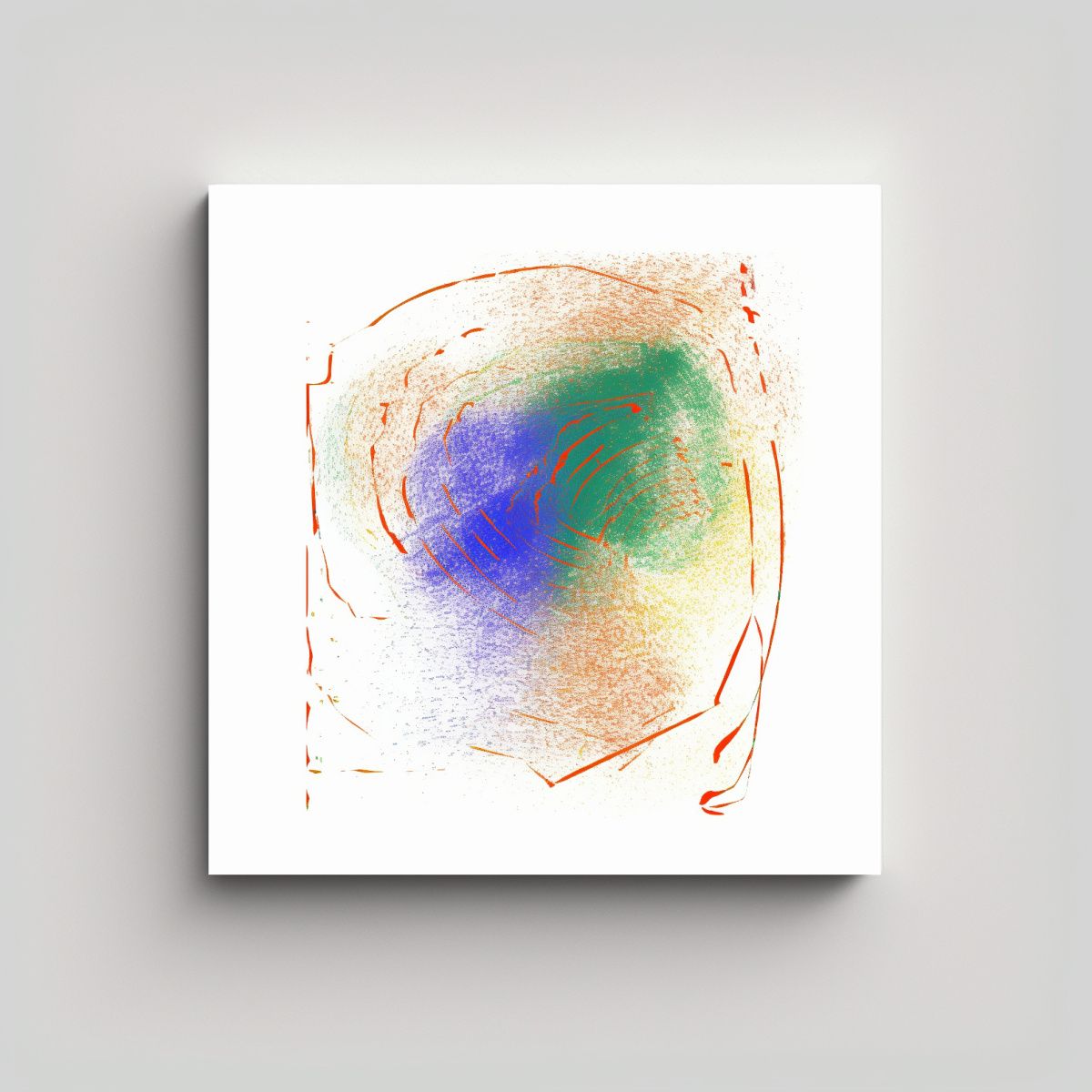 GENERICO - Cuadro Fotografía Zorro Impacto Visual 80x80 Cm