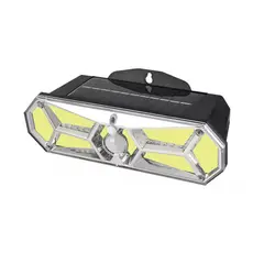 IMPORTCLICK - Foco Lámpara Solar LED Pared Panel Sensor Movimiento 126LED IP65 5W