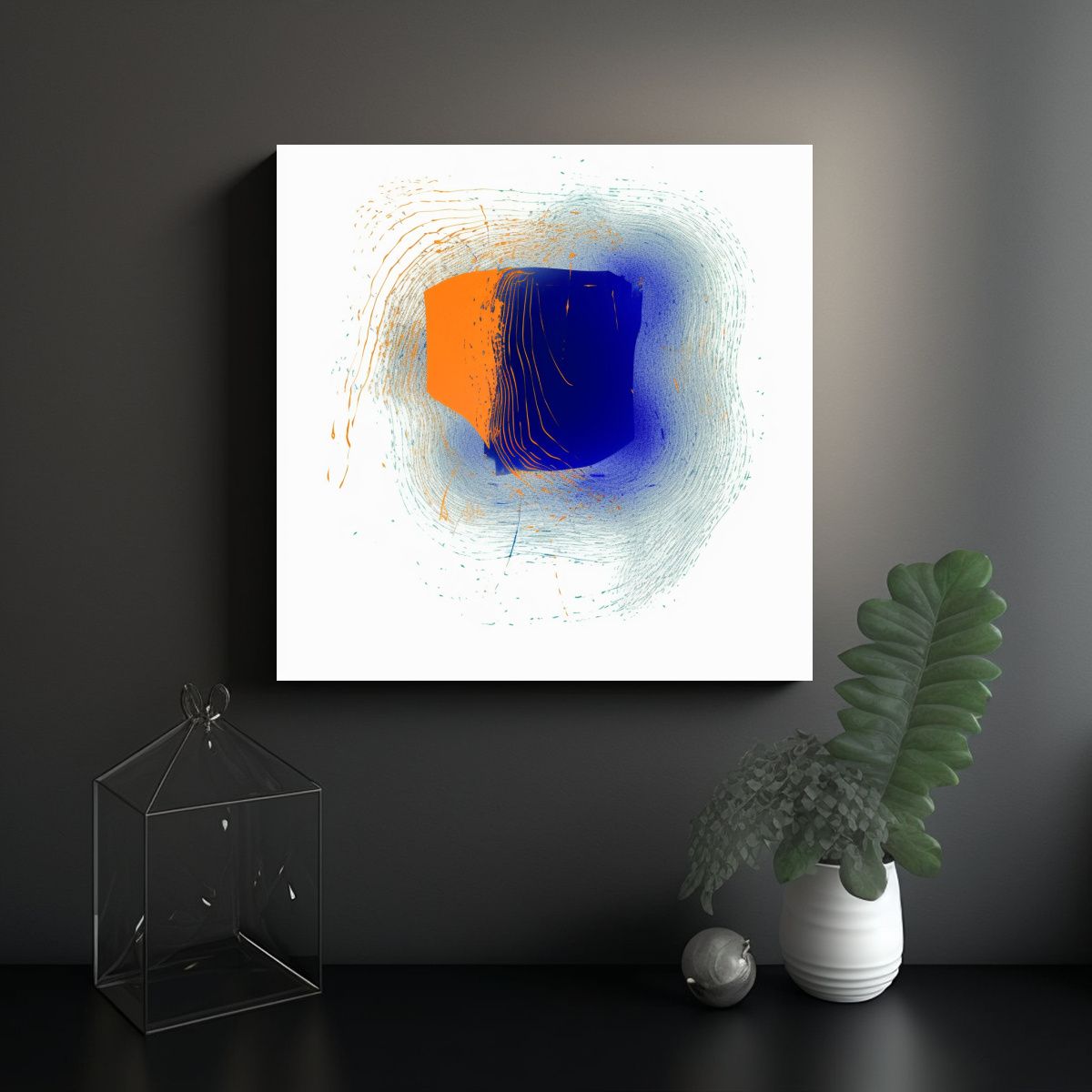 GENERICO - Pinturas Decorativas De Zorro Con Originalidad En 60x60 Cm