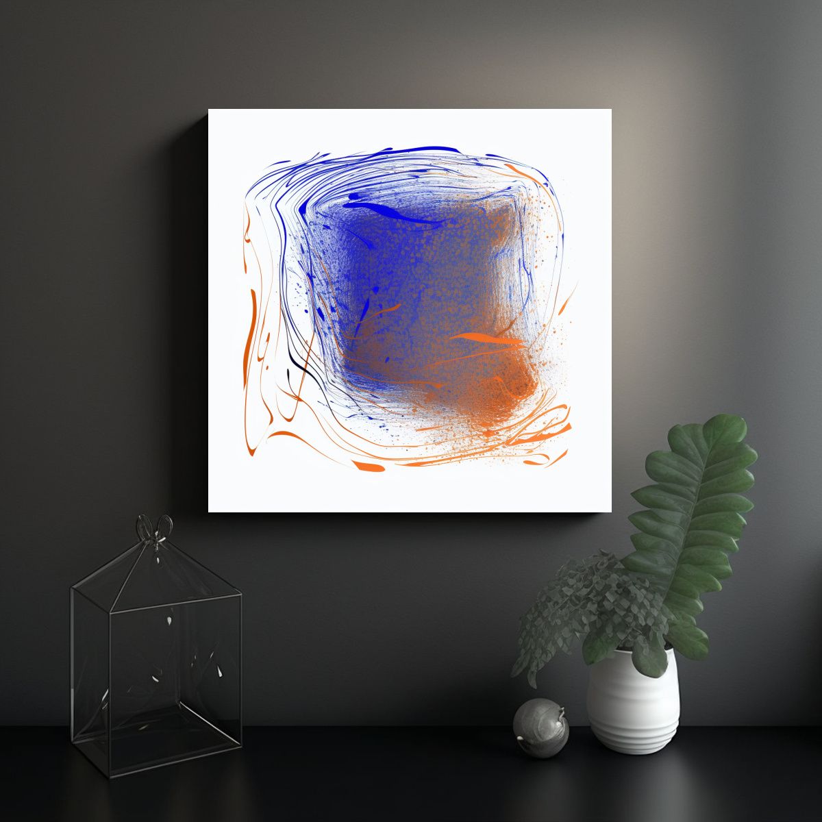 GENERICO - Pintura Decorativa De Zorro Imagen Luminosa Para 50x50 Cm