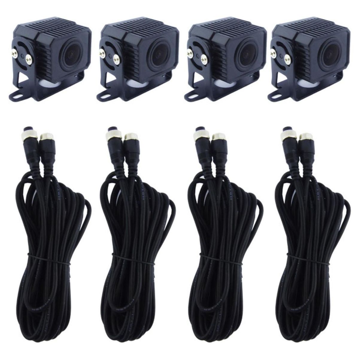 IMPORTCLICK - Kit 4 Cámaras Seguridad Camión DVR 7" HD