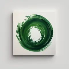 GENERICO - Dibujo único De Espirulina, Alga Sencilla, 80x80 Cm
