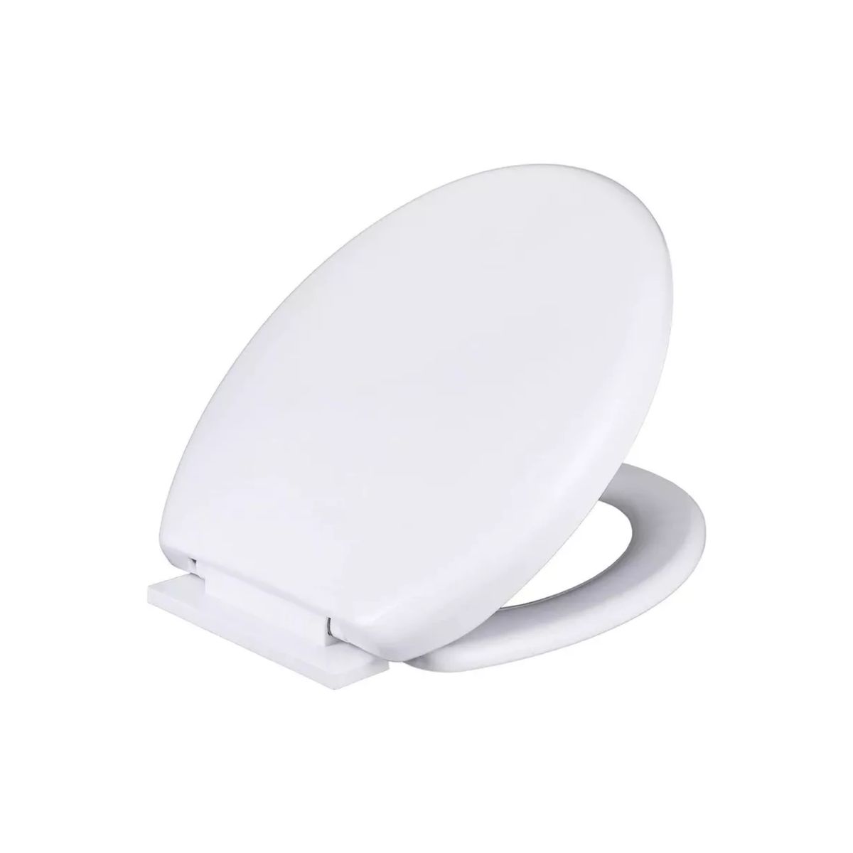 IMPORTCLICK - Tapa Baño WC Asiento Inodoro Redondo Universal 6x36x42 CM Blanco