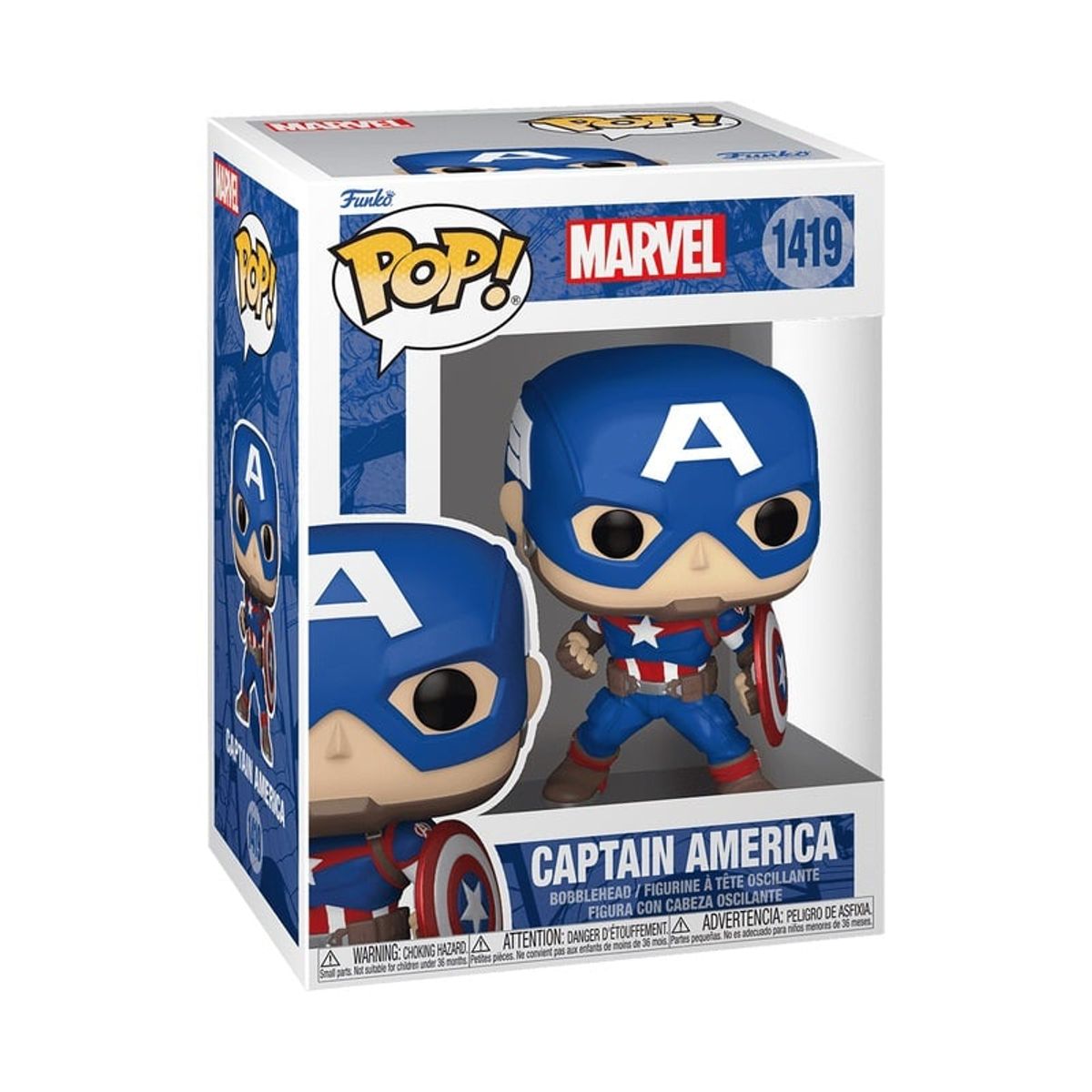 FUNKO - Funko Pop Marvel Capitán América 1419