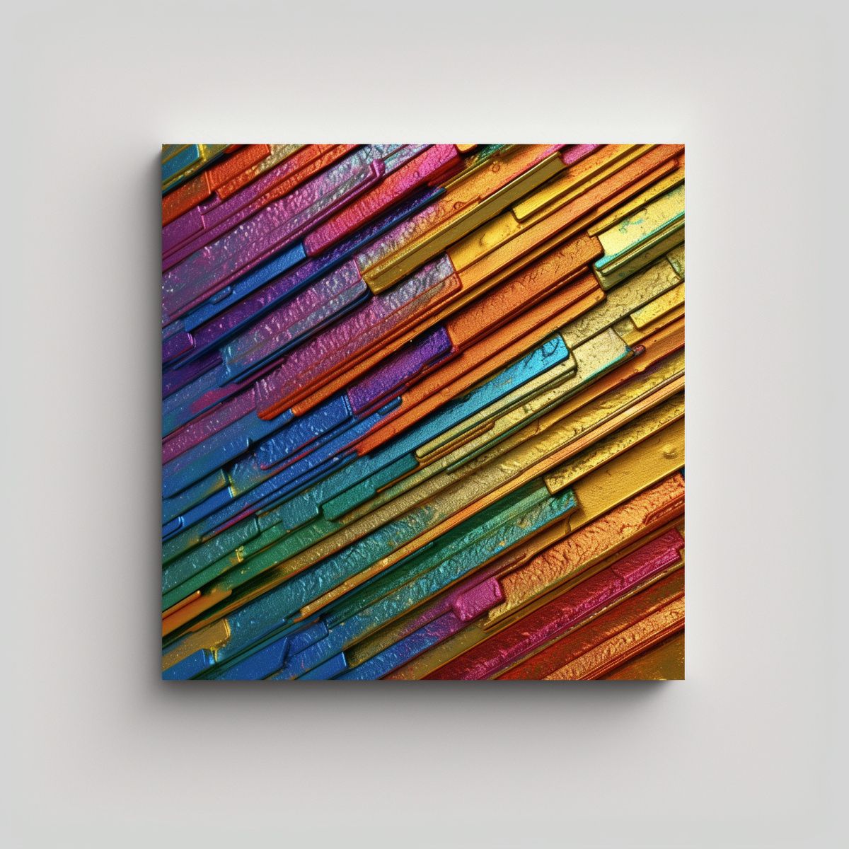 GENERICO - Pinturas Decorativas De Textura Metálica 90x90 Cm