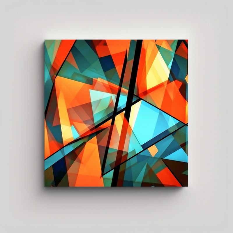 GENERICO - Fondo De Pantalla Abstracto De Acuarela En 90x90 Cm