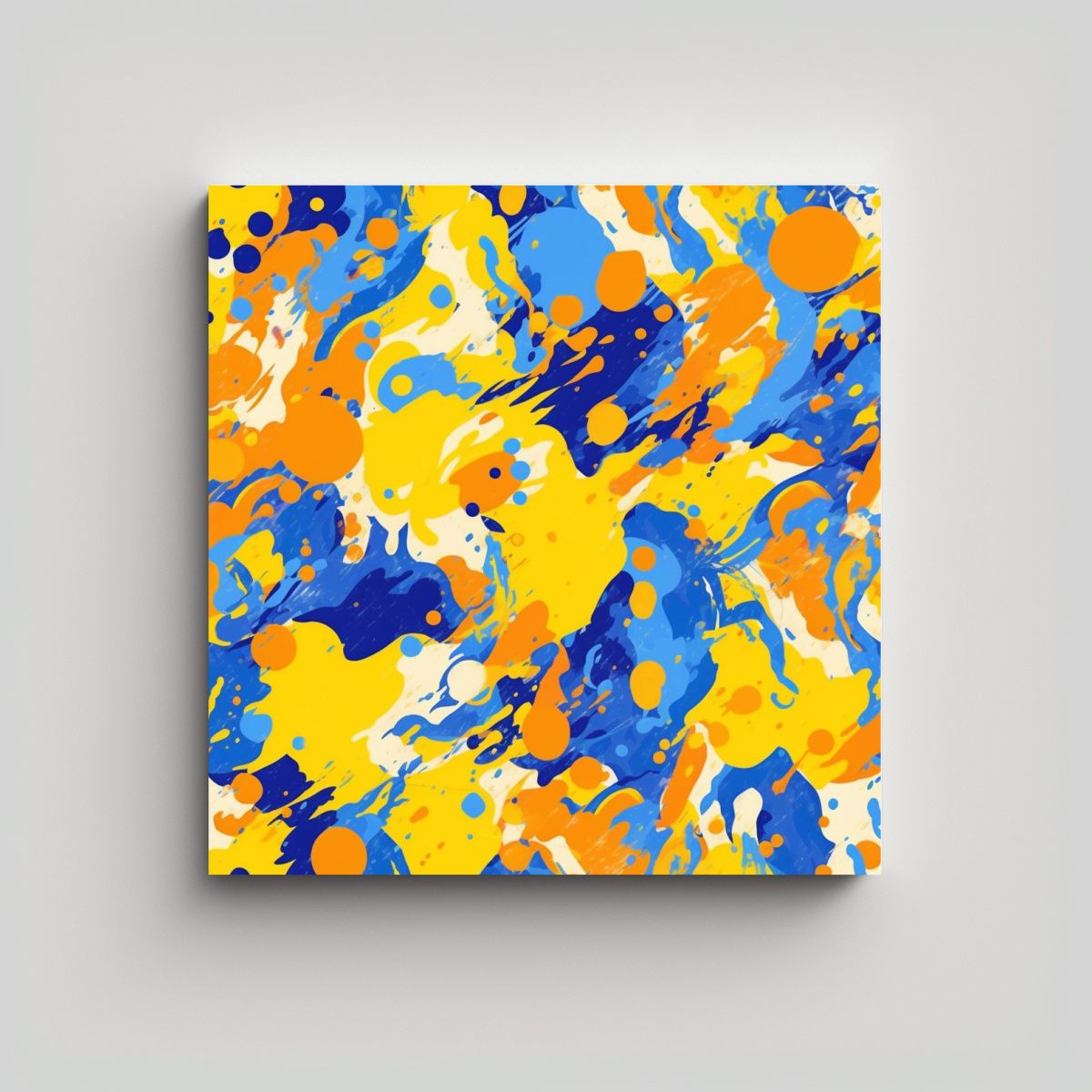 GENERICO - Pintura De Decoración Moderna Con Patrón De 60x60 Cm