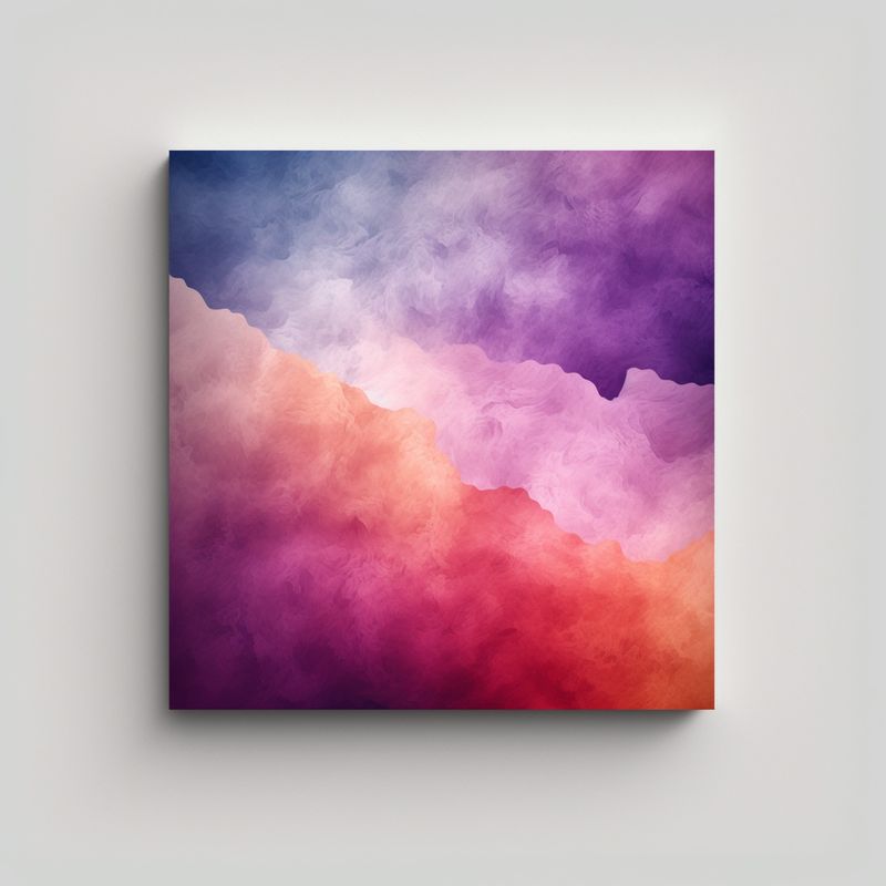 GENERICO - Pinturas De Decoración Con Fondo De Colores 60x60 Cm