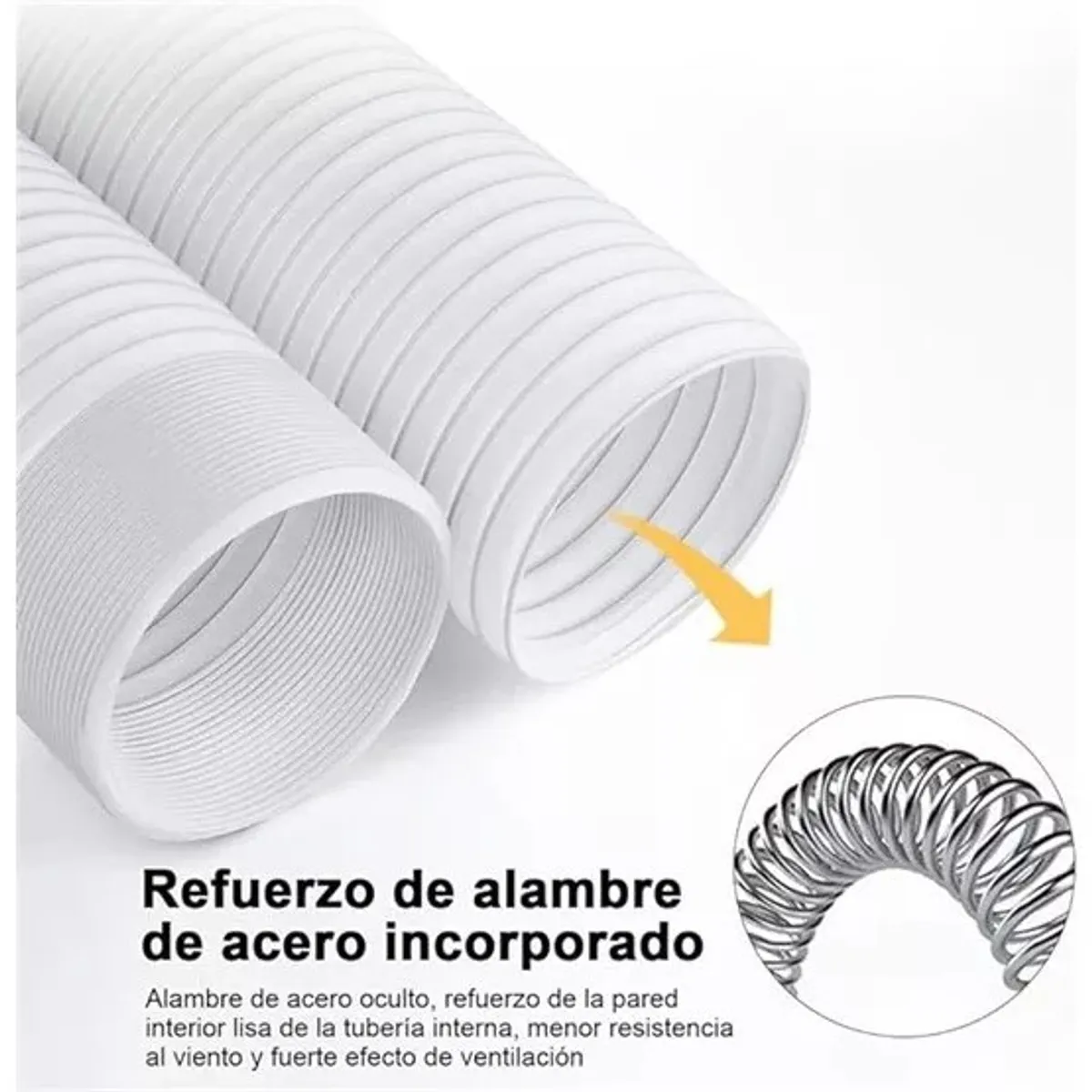 KUANGYE - Tubo De Salida Aire Acondicionado 15 Cm Kuangye