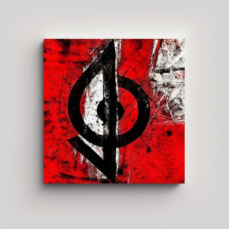 GENERICO - Significado Símbolo Arte Pinturas Decorativas: 50x50 Cm