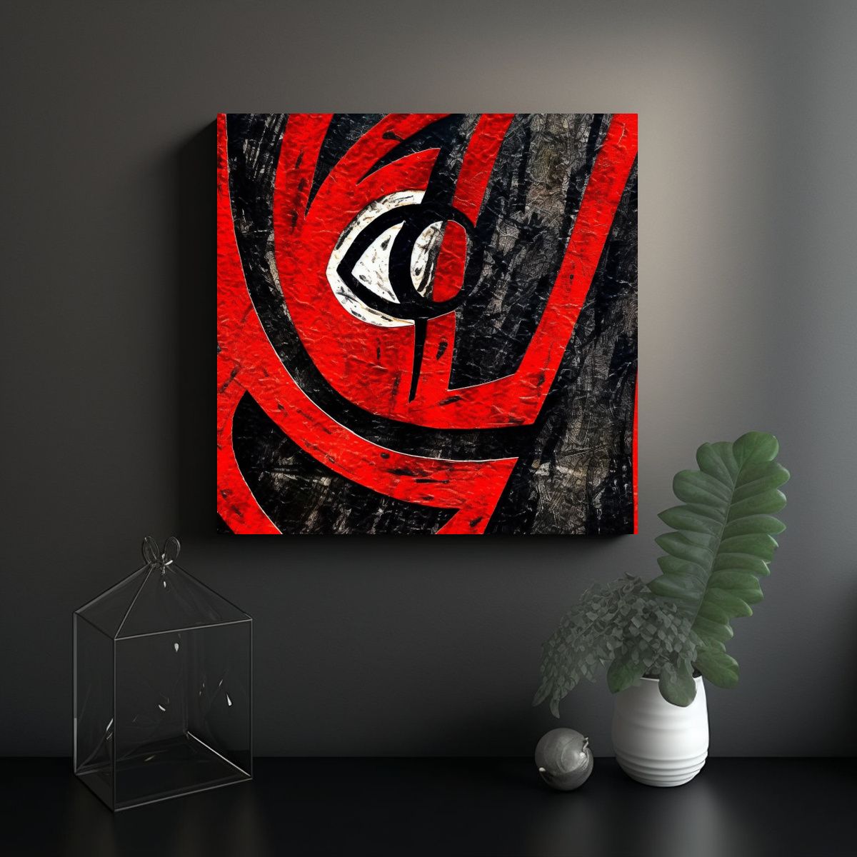 GENERICO - Significado Del Símbolo En El Arte En Pinturas 70x70 Cm