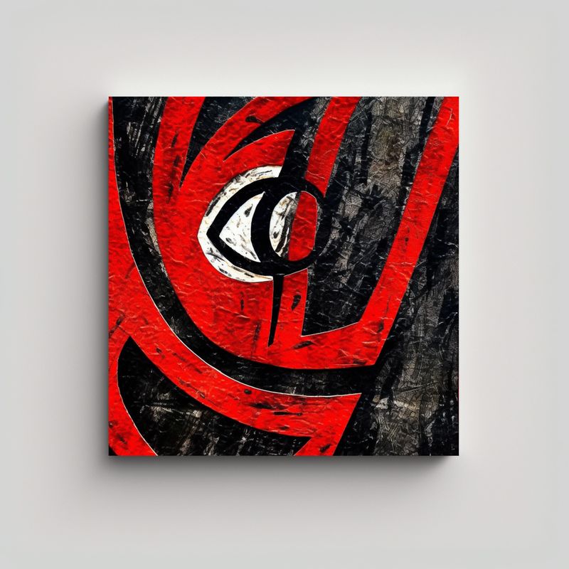 GENERICO - Significado Del Símbolo En El Arte En Pinturas 50x50 Cm