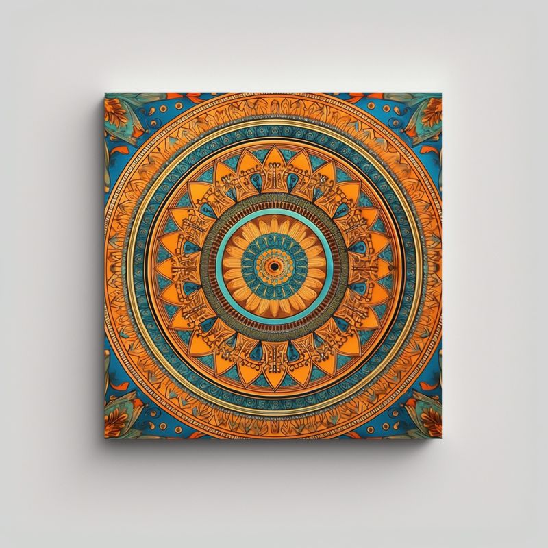 GENERICO - Diseño Repetitivo Simple Y Simétrico Que 60x60 Cm