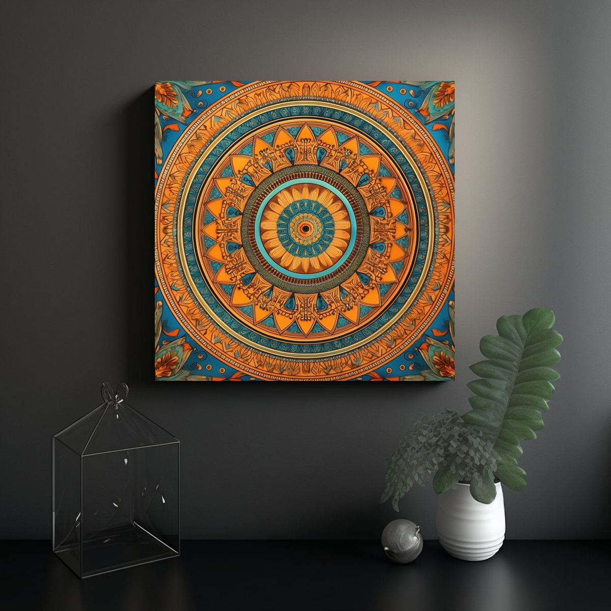 GENERICO - Diseño Repetitivo Simple Y Simétrico Que 60x60 Cm