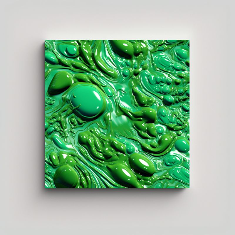 GENERICO - Foto De Textura De Slime De Alta Resolución Sony 80x80 Cm