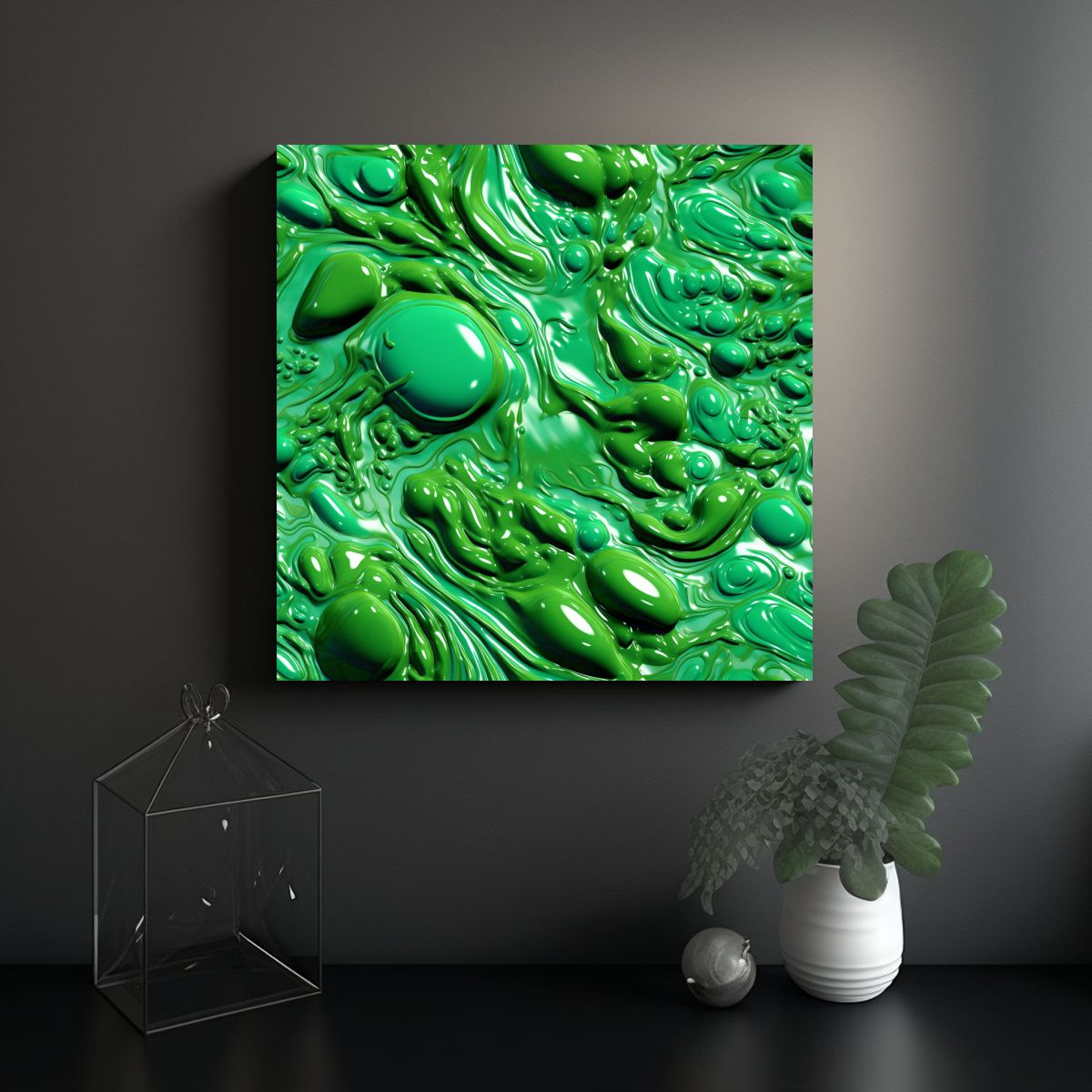 GENERICO - Foto De Textura De Slime De Alta Resolución Sony 70x70 Cm