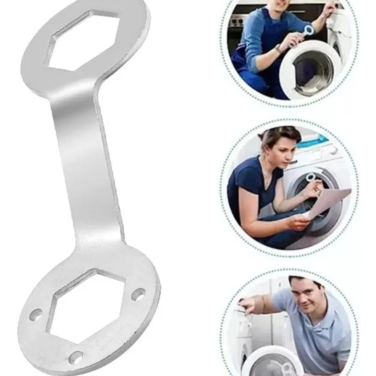 KUANGYE - Llave Lavadora Desmontaje, Mantención 2 Puntas 36 -38 Mm.