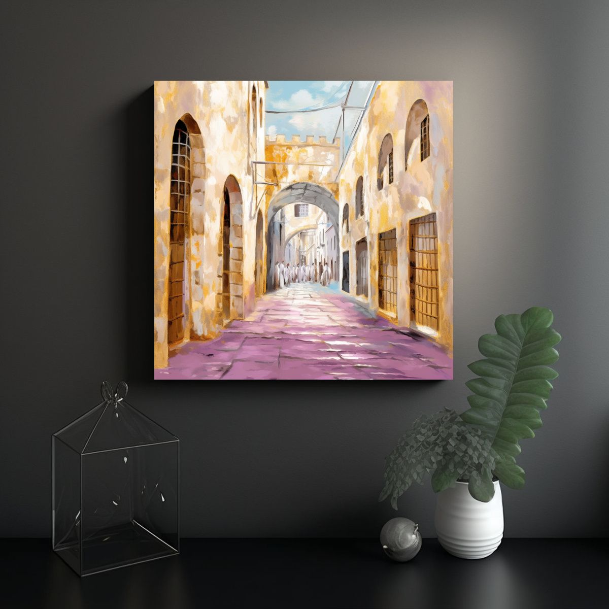 GENERICO - Pinturas Decorativas De Equilibrio En Estrecho 50x50 Cm
