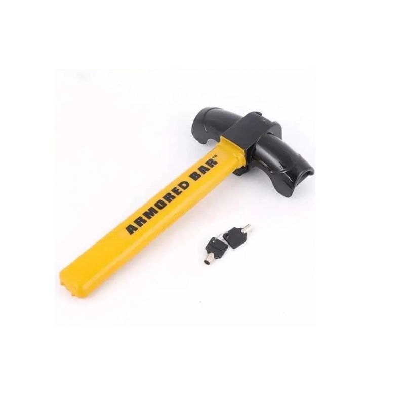 GENERICO - Traba Volante Seguridad Auto Antirrobo Yellow