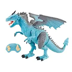 GENERICO - DINOSAURIO CONTROL REMOTO GRAN DRAGON LUZ VAPOR SONIDO