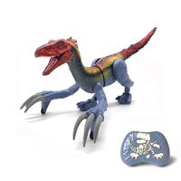 DINOSAURIO CONTROL REMOTO 2,4 RECARGABLE LUZ VAPOR SONIDO