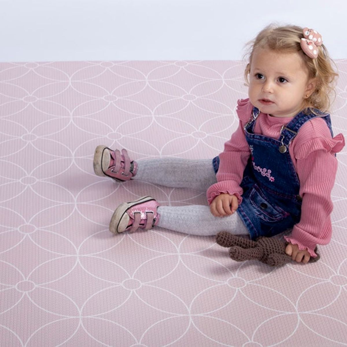 BRIC - Playmat Bebe Antigolpes Reversible 185x125 cm Bloom